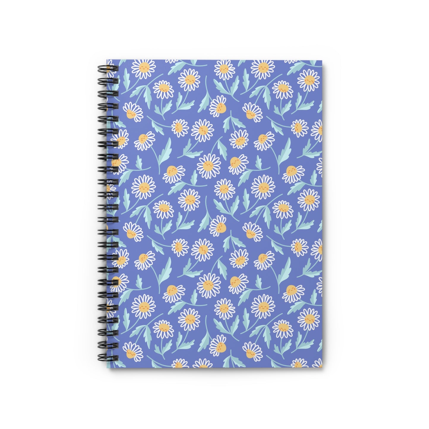 Happy Smiley Daisies Spiral Notebook - Ruled Line