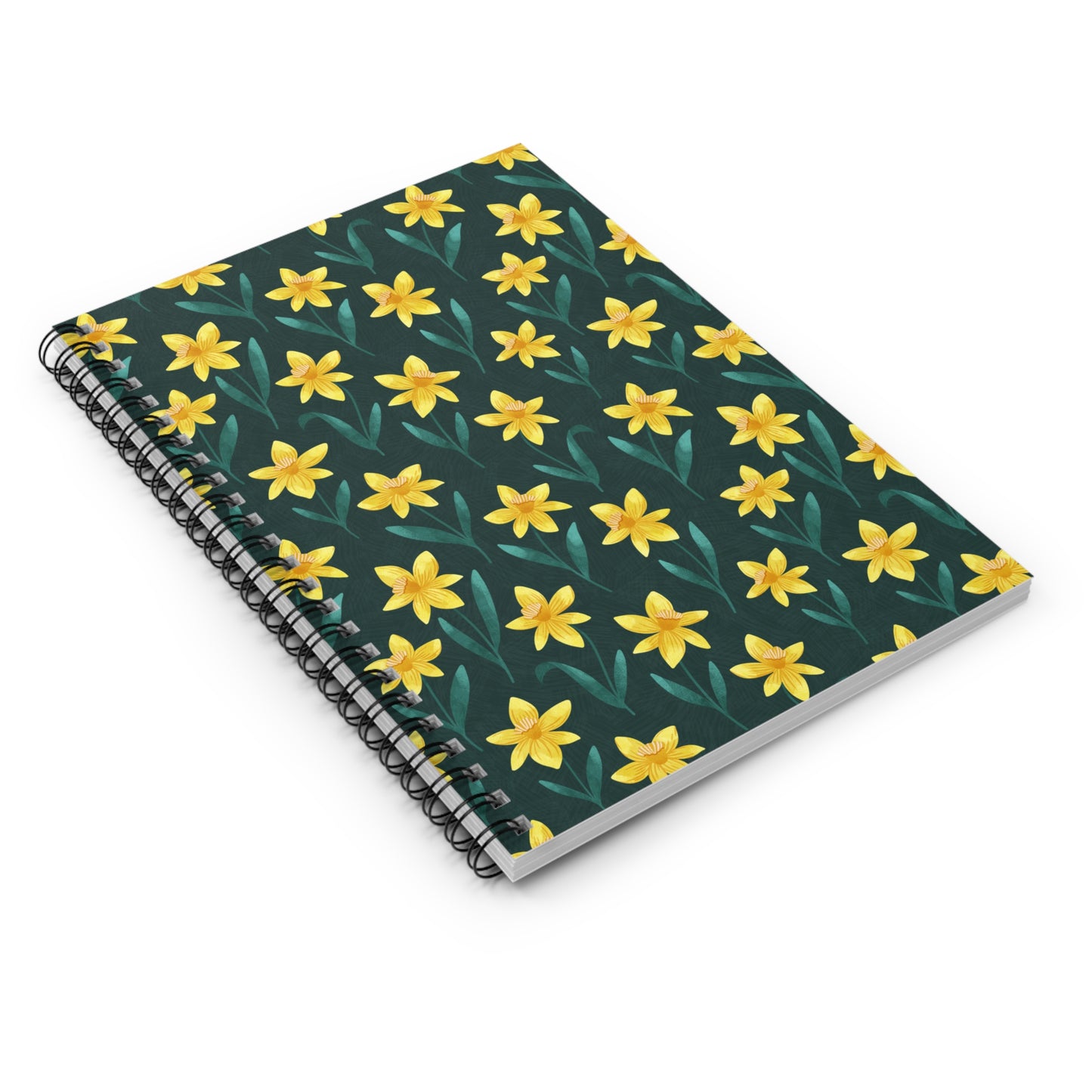 Daffodils Spiral Notebook - Ruled Line