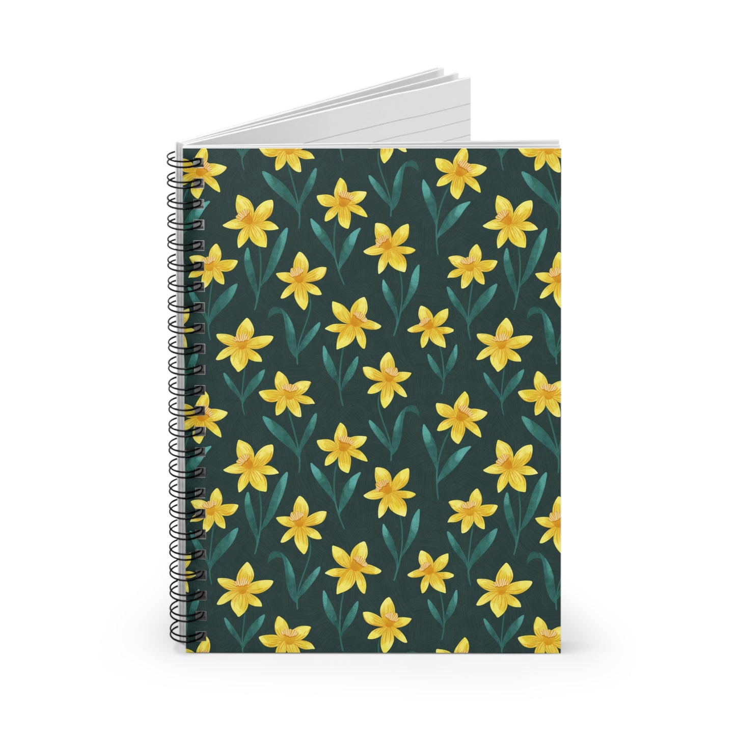 Daffodils Spiral Notebook - Ruled Line