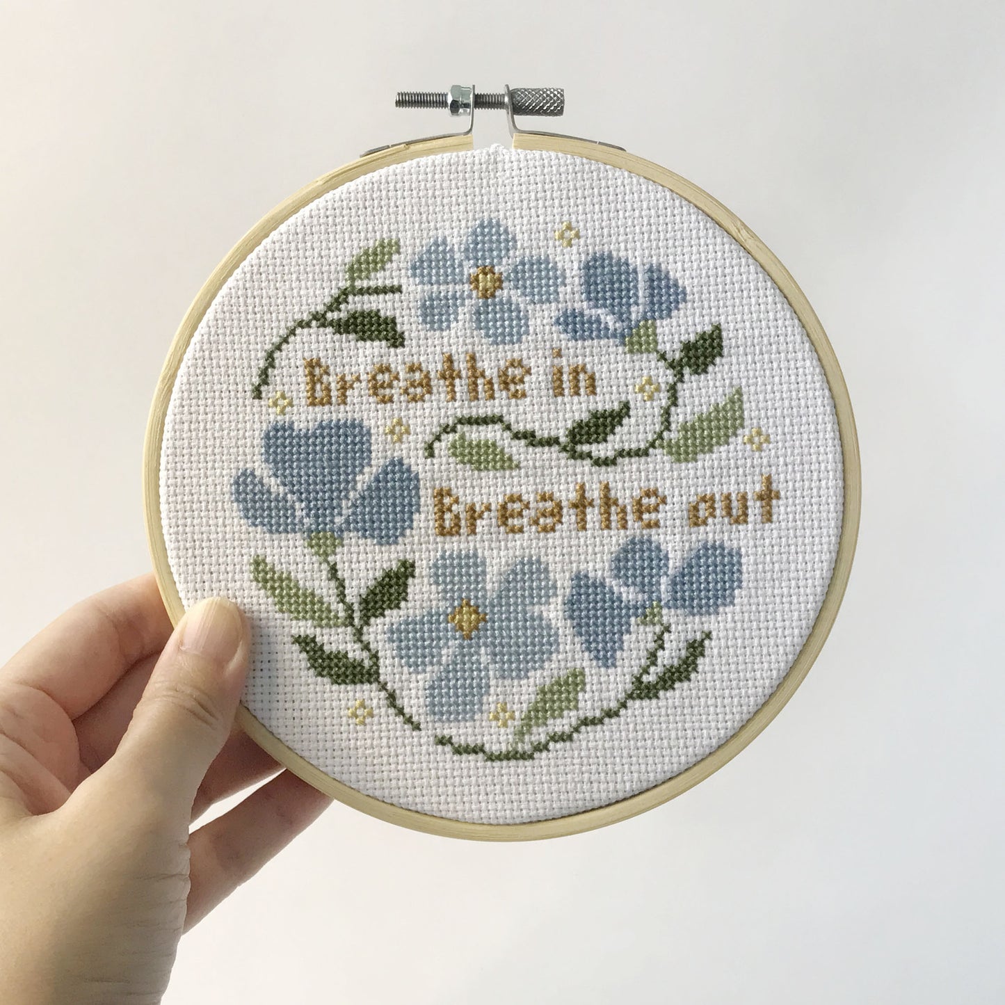 Breathe in Breathe out Cross Stitch Kit