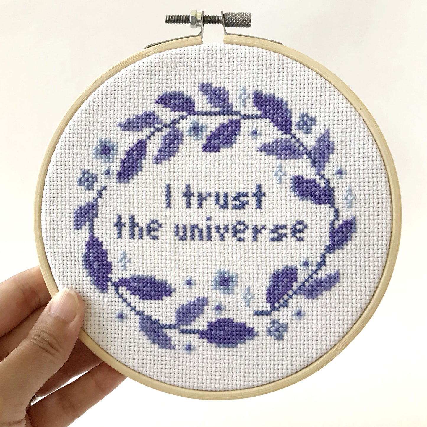 I trust the universe Cross Stitch Kit