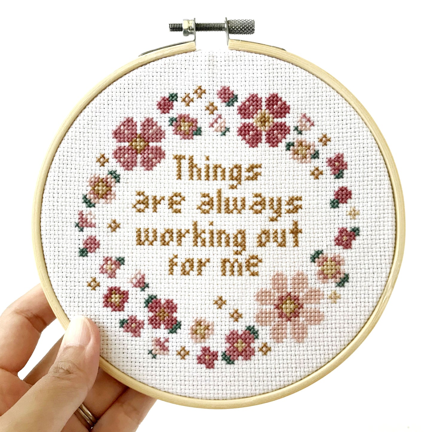 Things are always working out for me Cross Stitch Kit