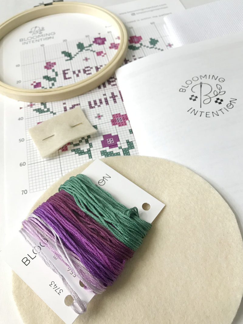 Everything I need is within me Cross Stitch Kit