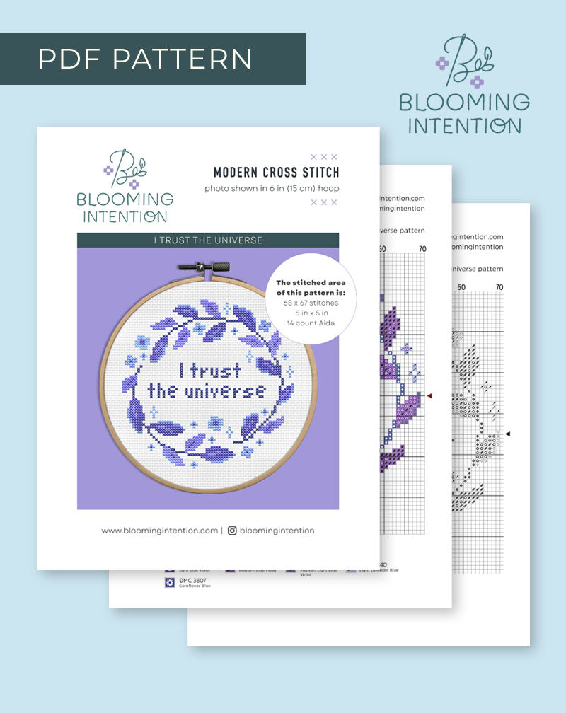 I trust the universe PDF Pattern