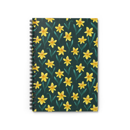 Daffodils Spiral Notebook - Ruled Line