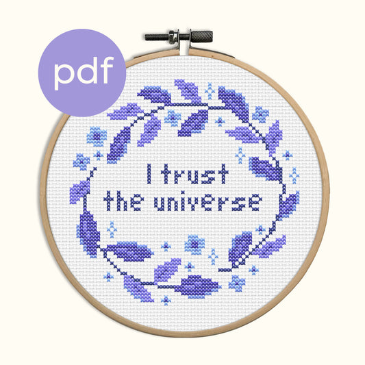 I trust the universe PDF Pattern