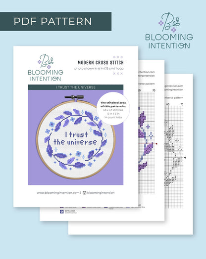 I trust the universe PDF Pattern
